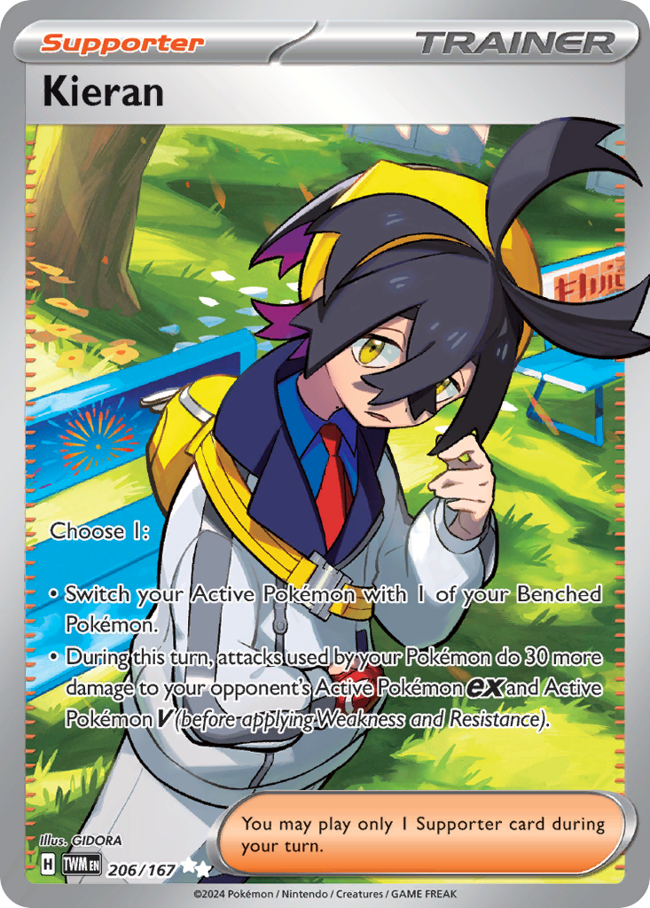 Kieran 206/167 Ultra Rare Twilight Masquerade Holo