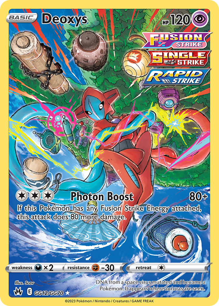 Deoxys GG12/GG70 Holo Crown Zenith Galarian Gallery