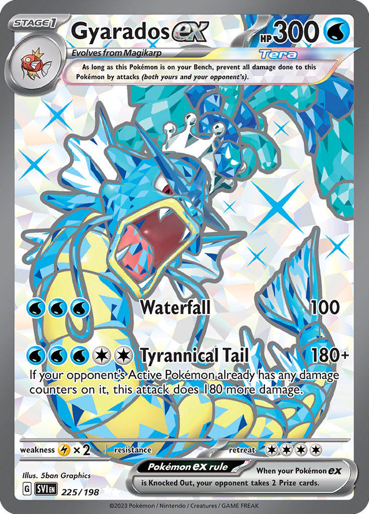 Gyarados ex 225/198 Ultra Rare Scarlet & Violet Holo
