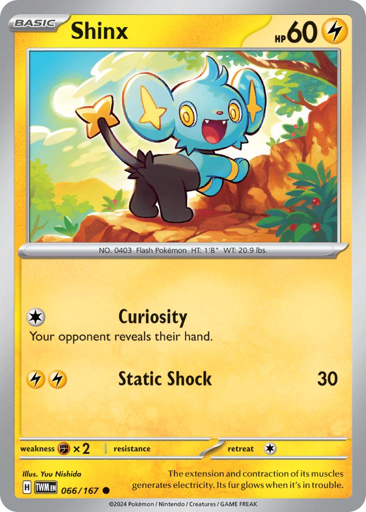 Shinx 066/167 Common Twilight Masquerade Reverse Holo