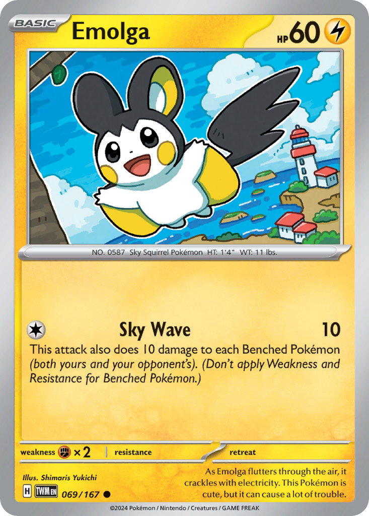 Emolga 069/167 Common Twilight Masquerade