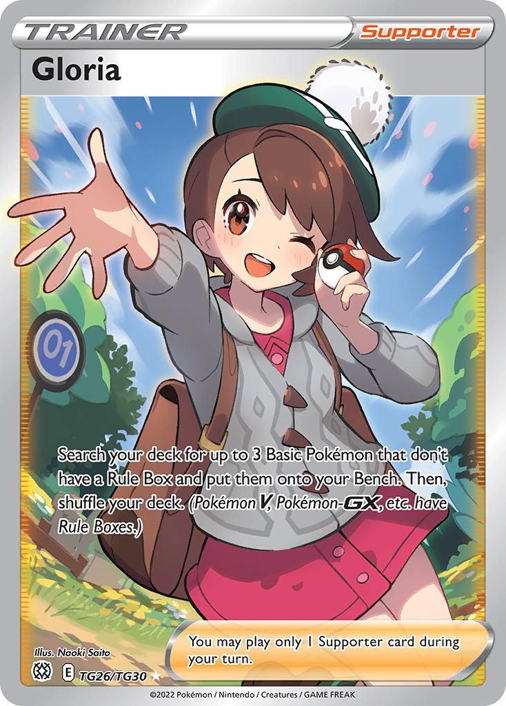 Gloria TG26/TG30 Ultra Rare Brilliant Stars Trainer Gallery Pokemon Holo NM