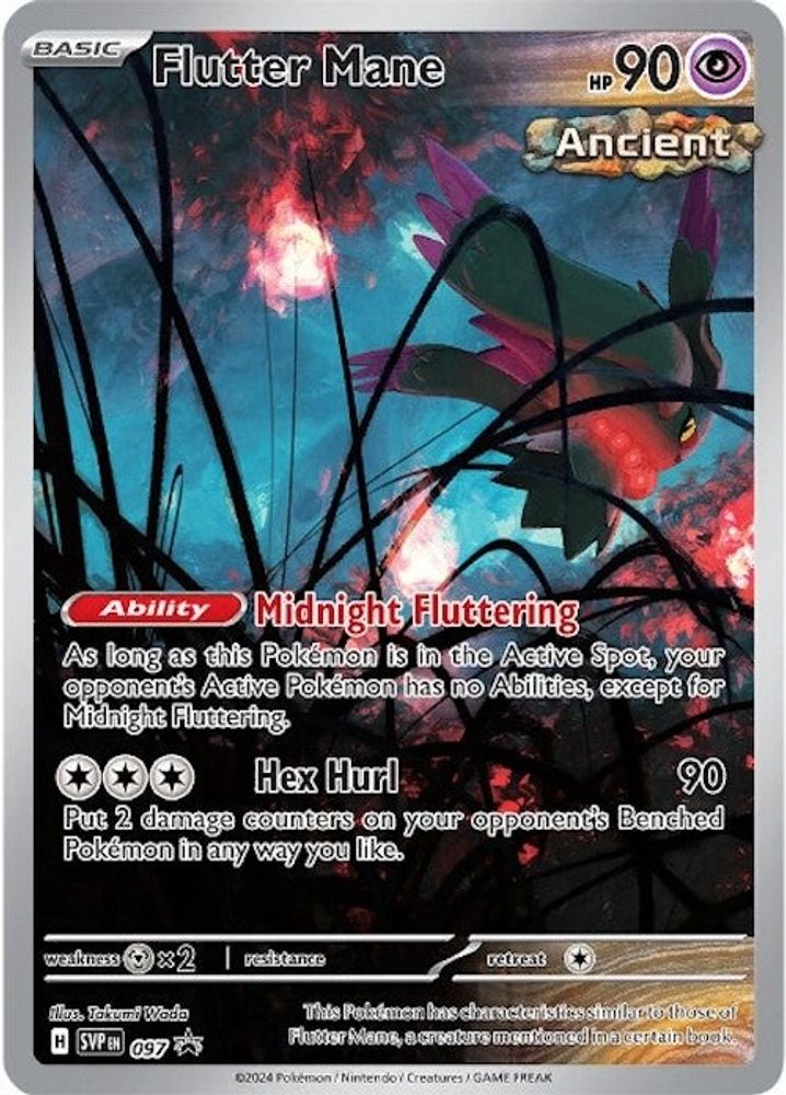Flutter Mane 097 Holo Promo Scarlet & Violet Promo
