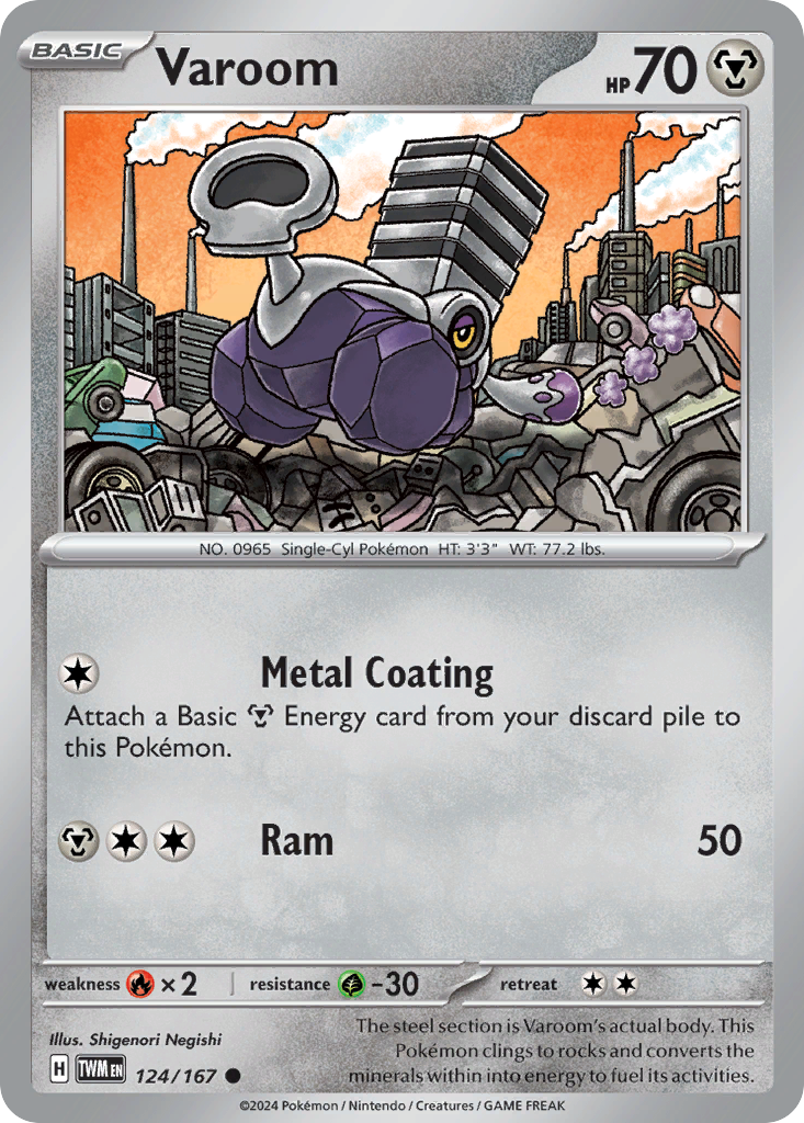 Varoom 124/167 Common Twilight Masquerade Reverse Holo