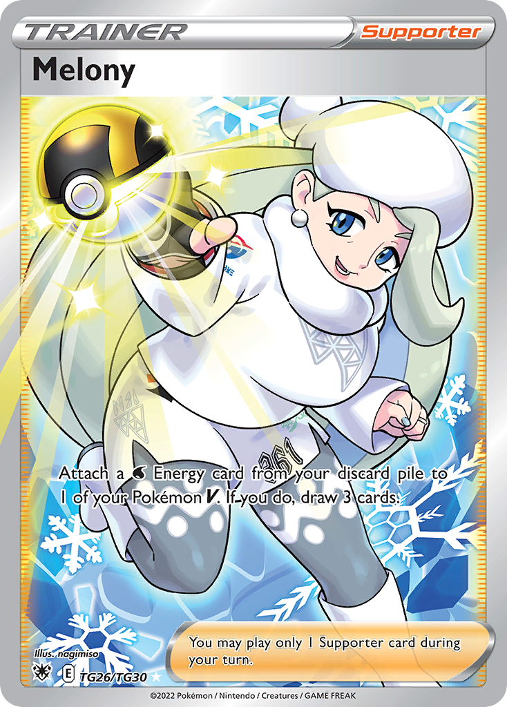 Melony TG26/TG30 Ultra Rare Astral Radiance Trainer Gallery Pokemon Holo NM