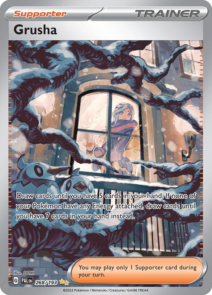 Grusha 268/193 Special Illustration Rare Paldea Evolved Pokemon Holo NM