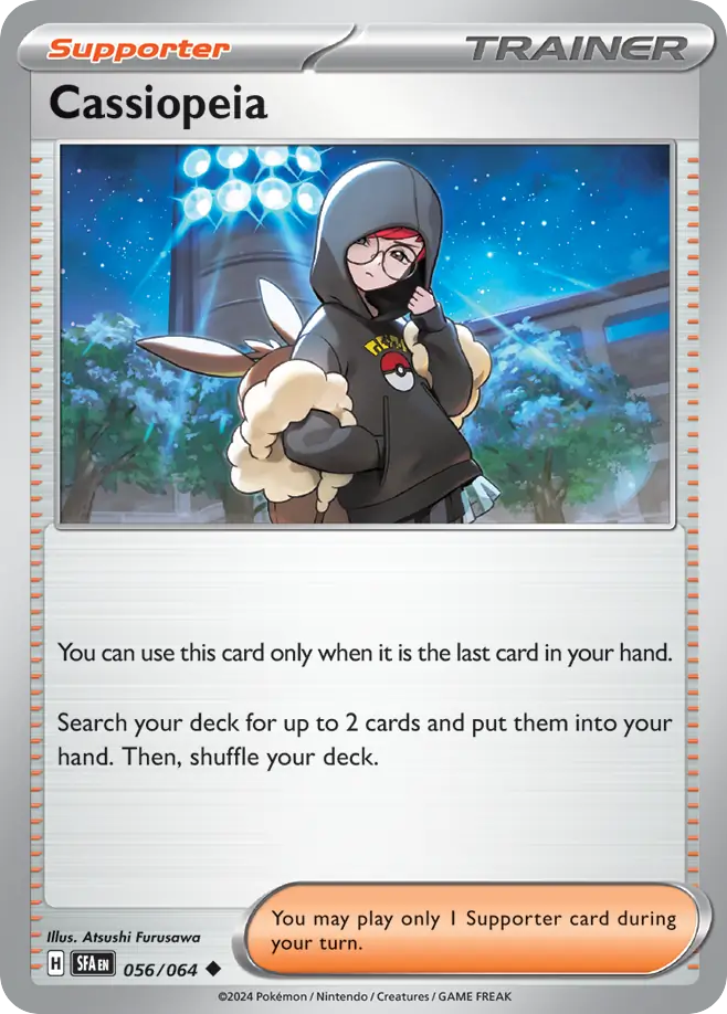 Cassiopeia 056/064 Uncommon Shrouded Fable Pokemon NM