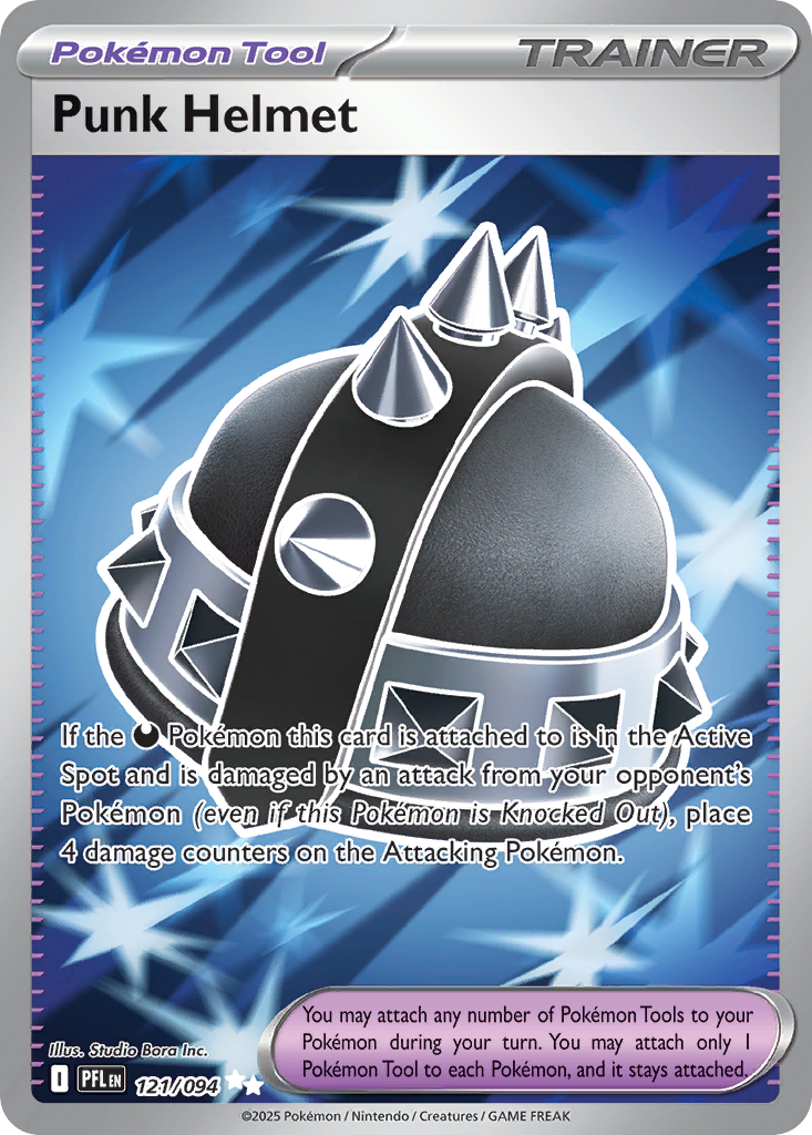 Punk Helmet 121/094 Ultra Rare Phantasmal Flames Holo