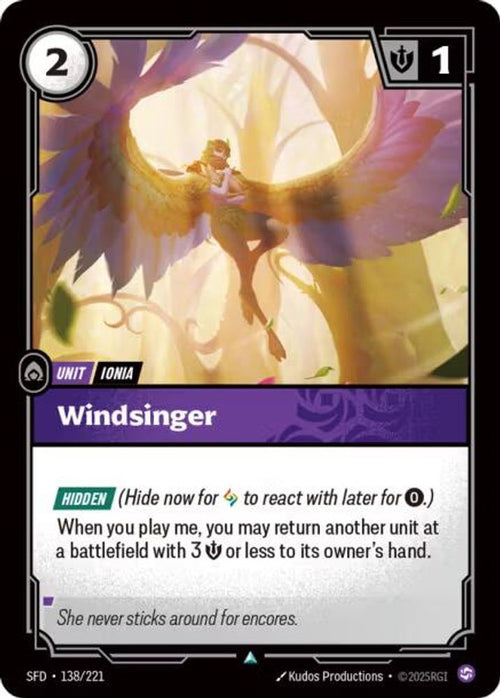 Windsinger 138/221 Uncommon Spiritforged