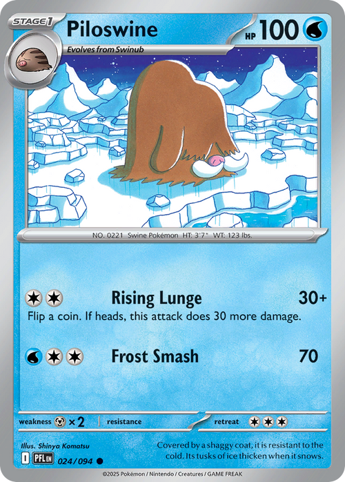 Piloswine 024/094 Common Phantasmal Flames