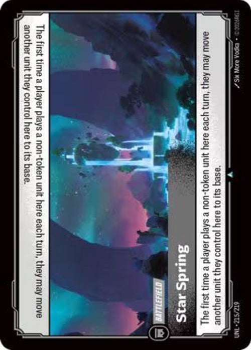 Star Spring 215/219 Uncommon Unleashed Riftbound NM