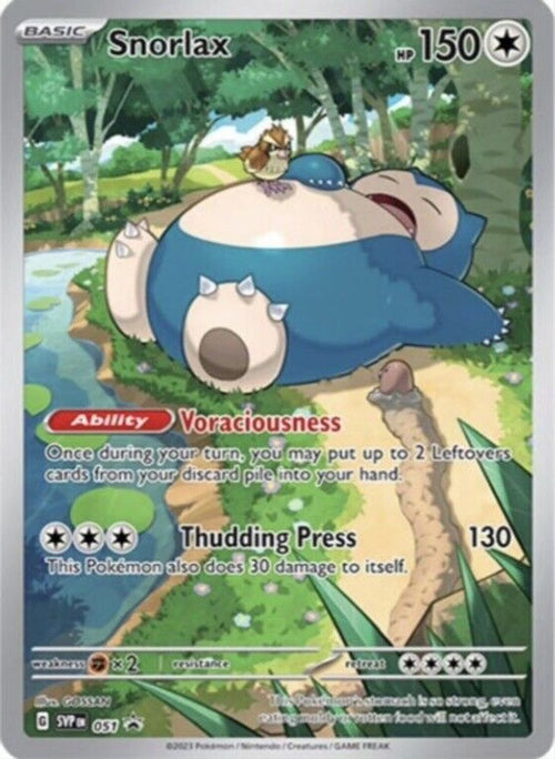 Snorlax 051 Holo Promo Scarlet & Violet Promo Pokemon NM