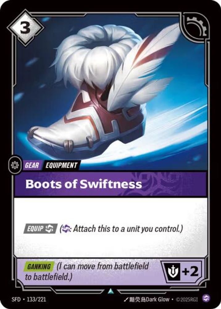 Boots of Swiftness 133/221 Uncommon Spiritforged