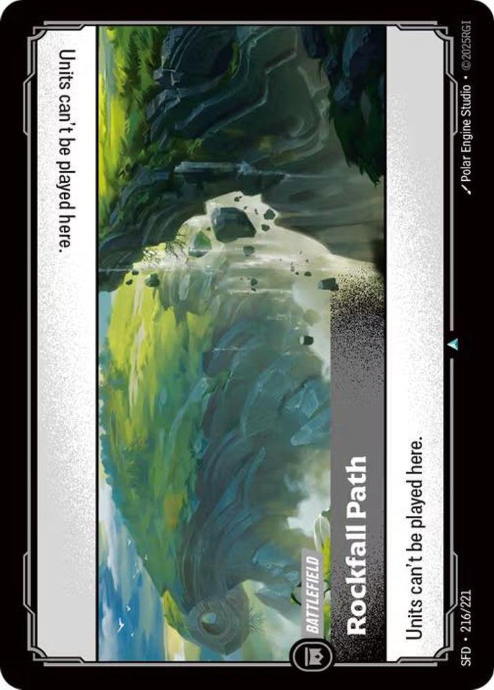 Rockfall Path 216/221 Uncommon Spiritforged