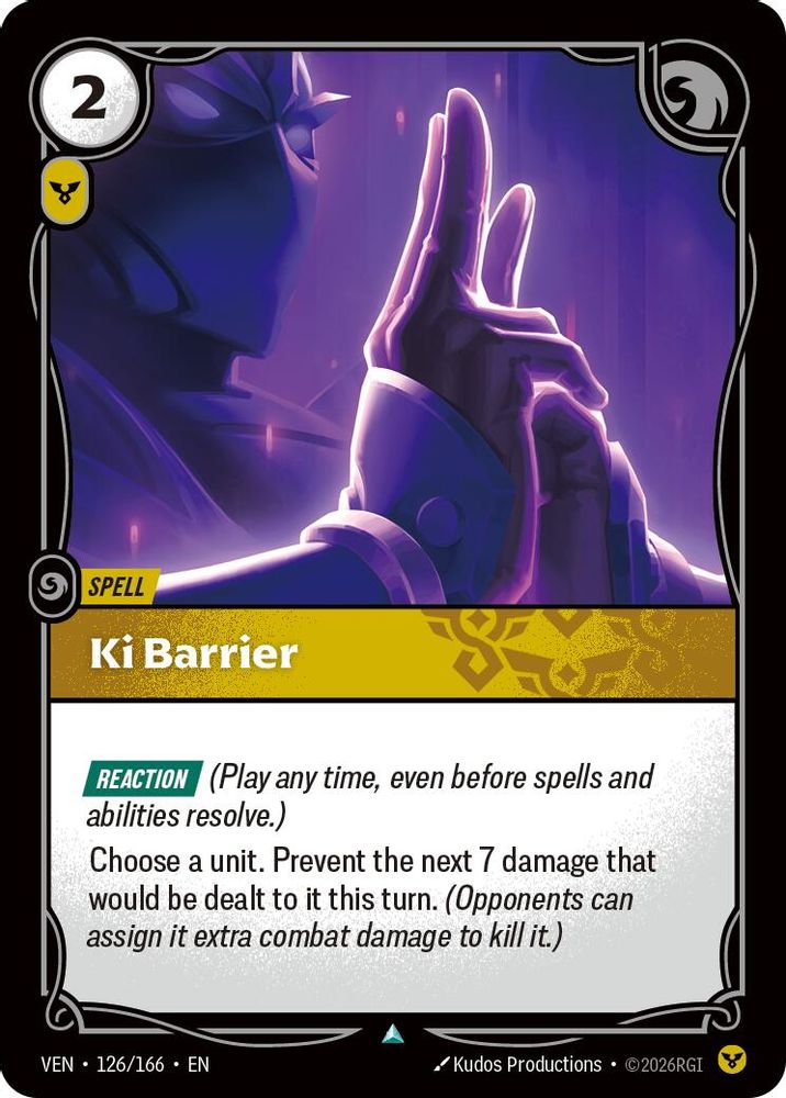 Ki Barrier 126/166 Uncommon Vendetta