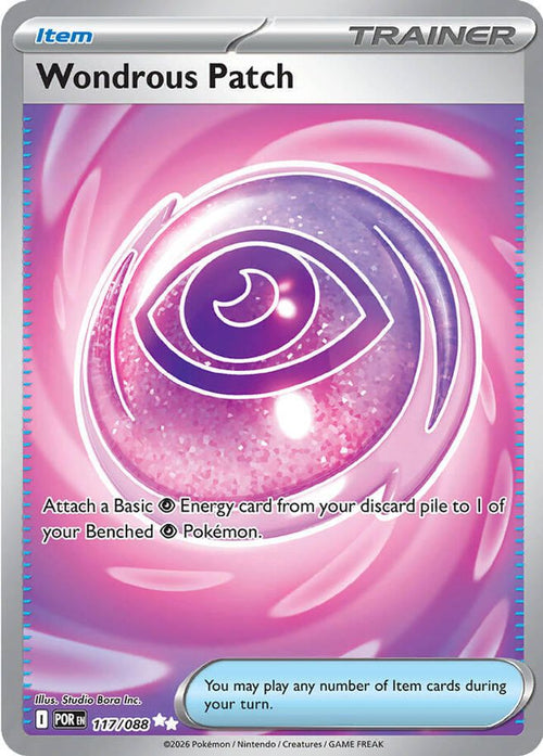 Wondrous Patch 117/088 Ultra Rare Perfect Order Holo