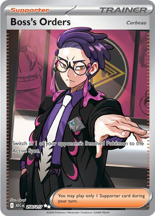 Boss's Orders [Corbeau] 256/217 Ultra Rare Ascended Heroes Holo