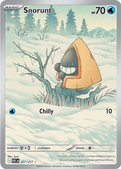 Snorunt 227/217 Illustration Rare Ascended Heroes Holo
