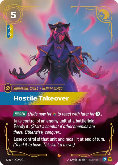 Hostile Takeover 202/221 Epic Spiritforged Foil