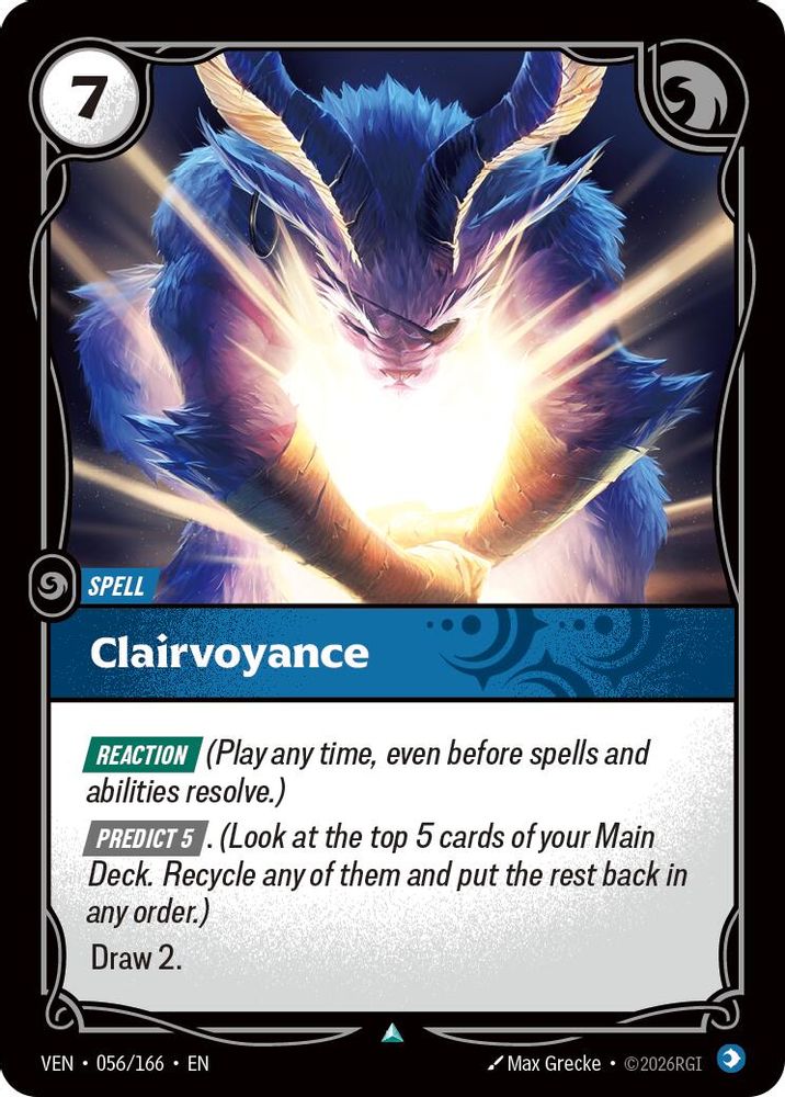 Clairvoyance 056/166 Uncommon Vendetta