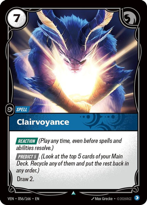 Clairvoyance 056/166 Uncommon Vendetta