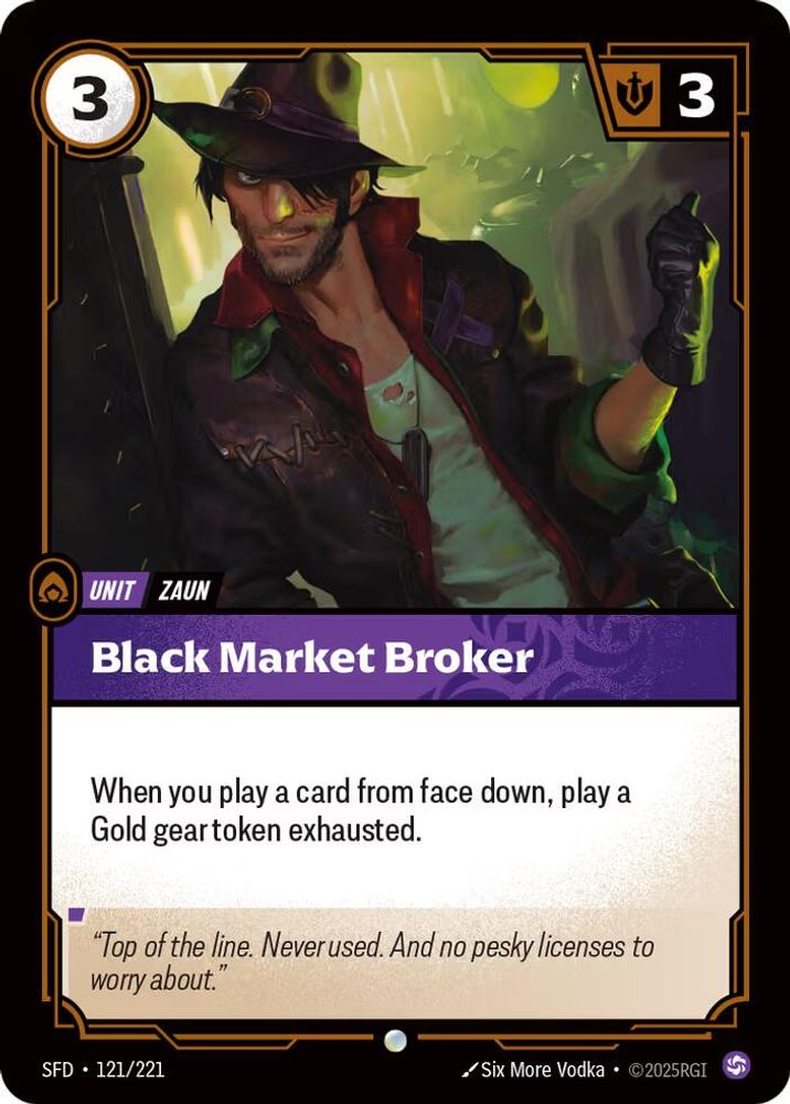 Black Market Broker 121/221 Common Spiritforged