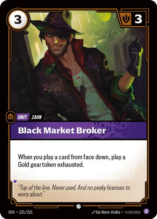 Black Market Broker 121/221 Common Spiritforged