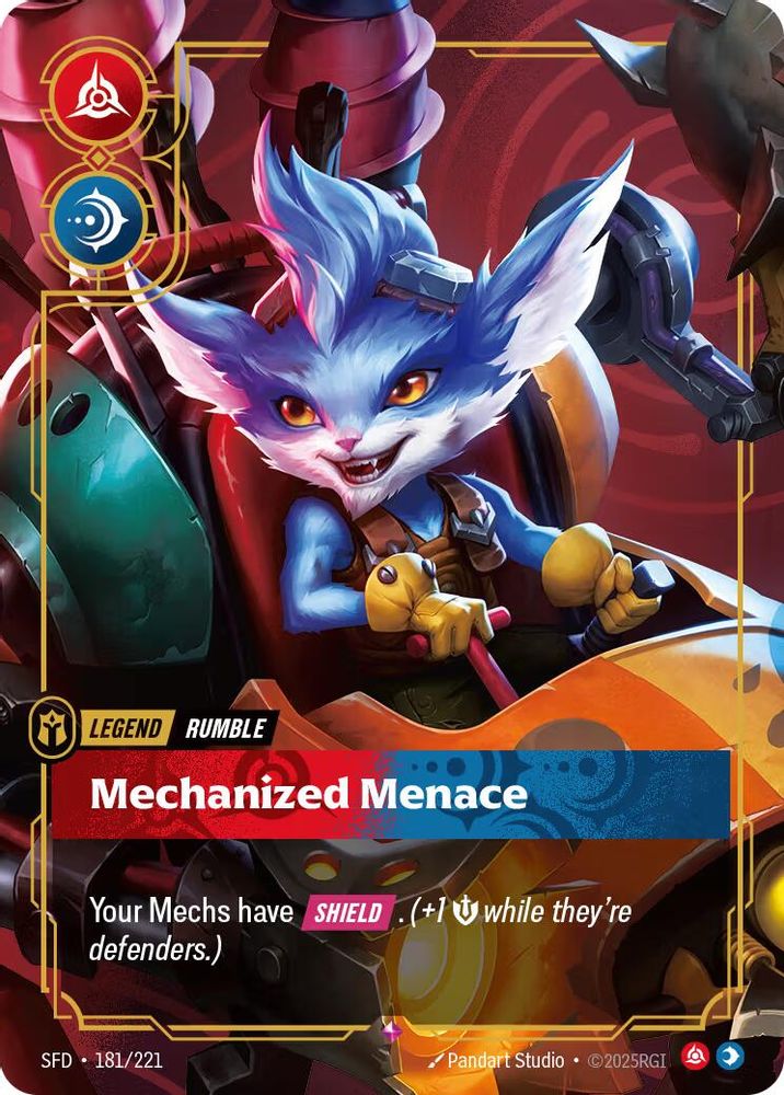 Rumble - Mechanized Menace 181/221 Rare Spiritforged Foil
