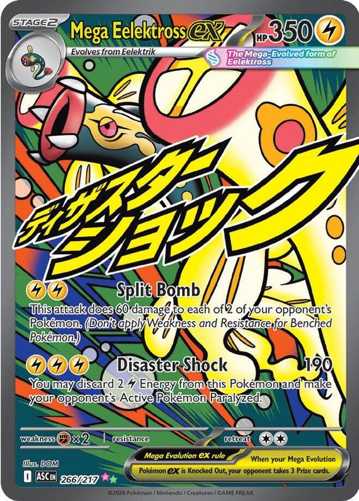Mega Eelektross ex 266/217 Mega Attack Rare Ascended Heroes Holo