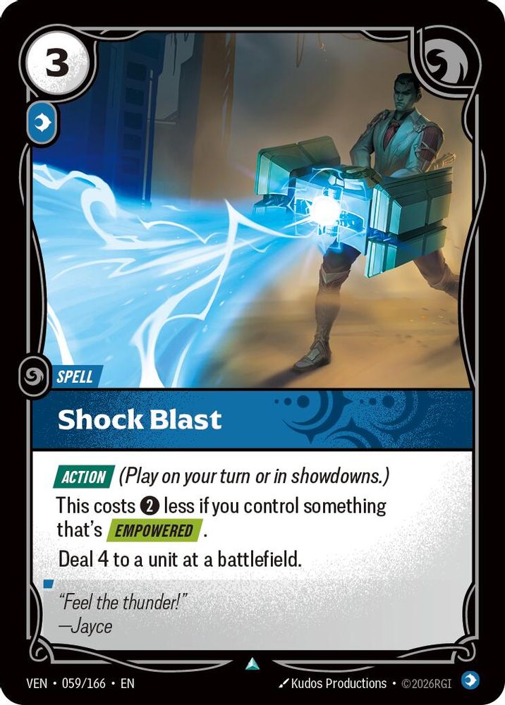 Shock Blast 059/166 Uncommon Vendetta