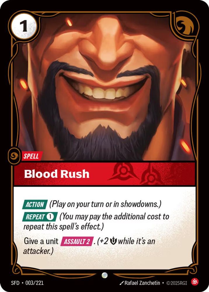 Blood Rush 003/221 Common Spiritforged