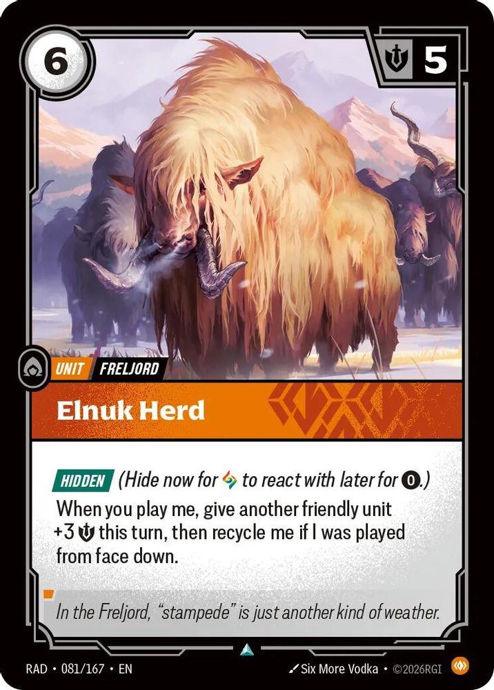 Elnuk Herd 081/167 Uncommon Radiance