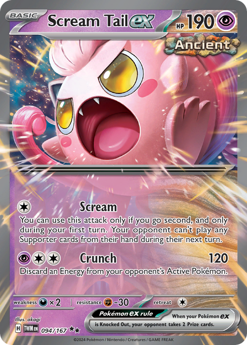 Scream Tail ex 094/167 Double Rare Twilight Masquerade Holo