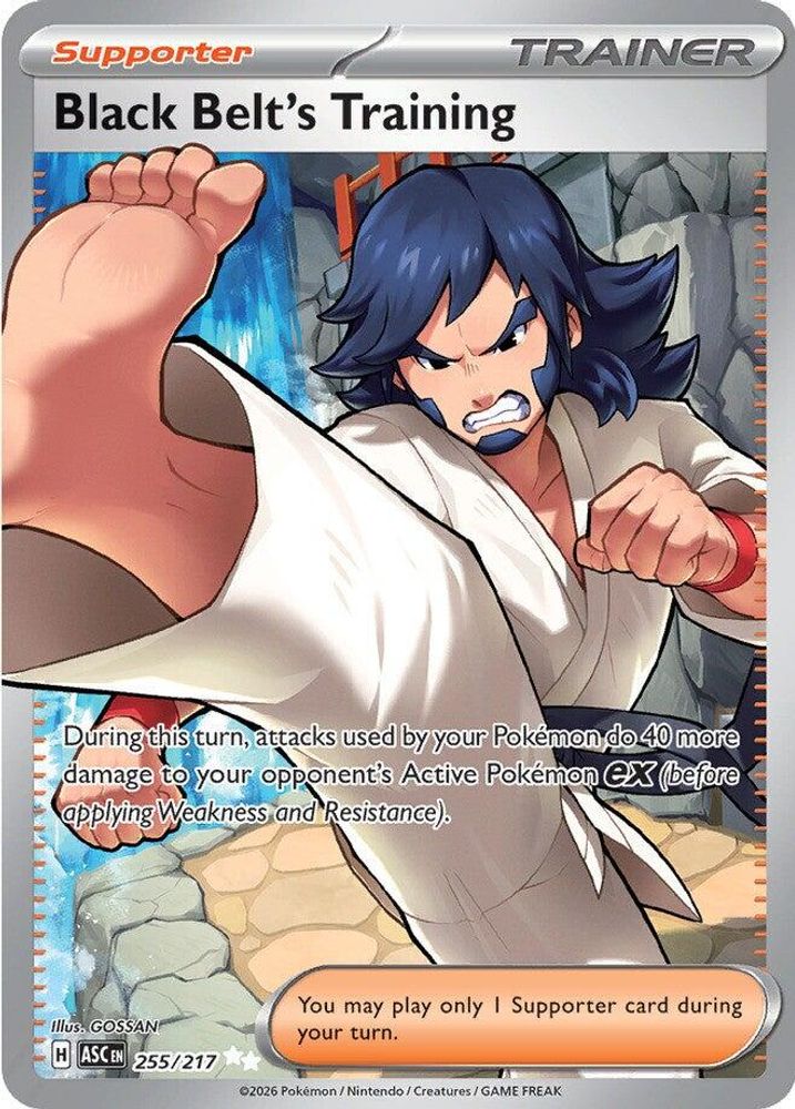 Black Belt's Training 255/217 Ultra Rare Ascended Heroes Holo