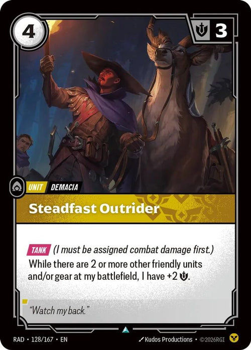 Steadfast Outrider 128/167 Uncommon Radiance