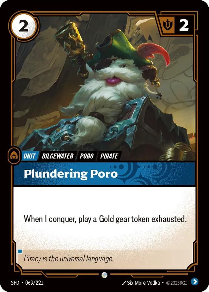Plundering Poro 069/221 Common Spiritforged