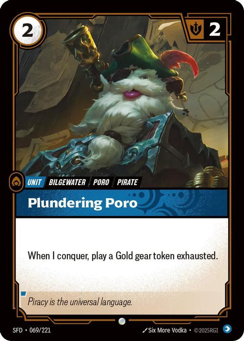 Plundering Poro 069/221 Common Spiritforged