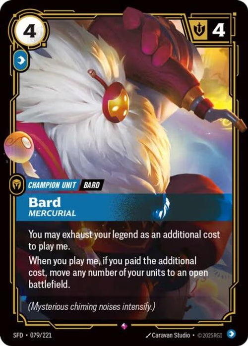 Bard - Mercurial 079/221 Rare Spiritforged Foil