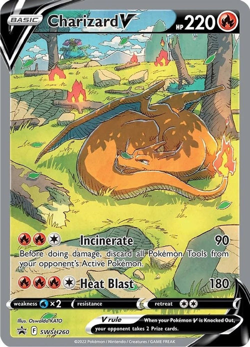 Charizard V SWSH260 Holo Promo Sword & Shield Promo