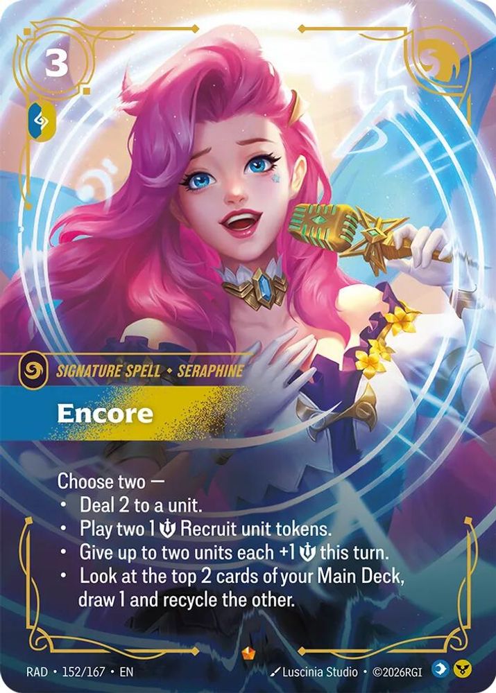 Encore 152/167 Epic Radiance Riftbound Foil NM