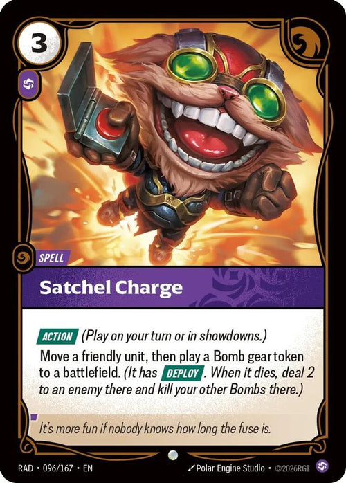 Satchel Charge 096/167 Common Radiance