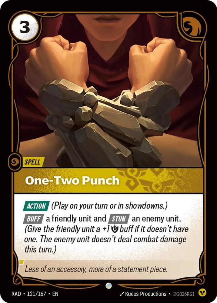 One-Two Punch 121/167 Common Radiance Riftbound NM