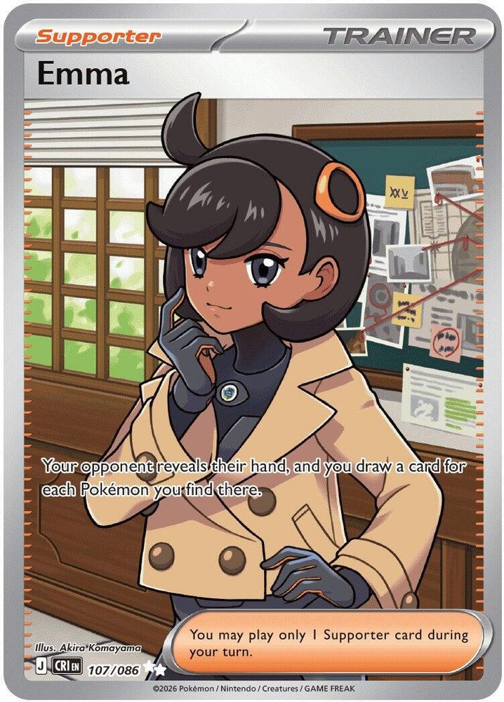 Emma 107/086 Ultra Rare Chaos Rising Holo