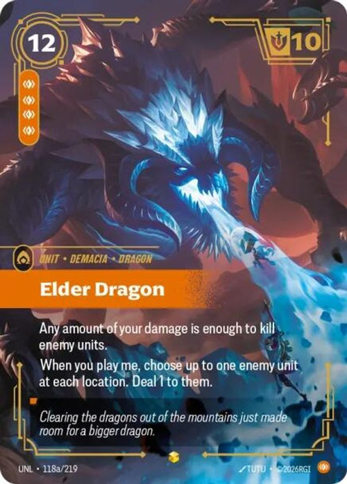 Elder Dragon (Alternate Art) 118A/219 Showcase Unleashed Foil
