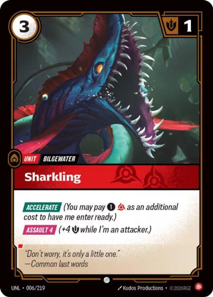 Sharkling 006/219 Common Unleashed
