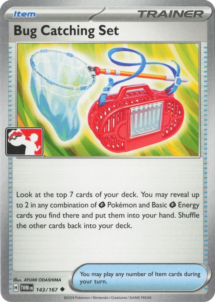 Bug Catching Set (Left Stamp) 143/167 Prize Pack Series Cards