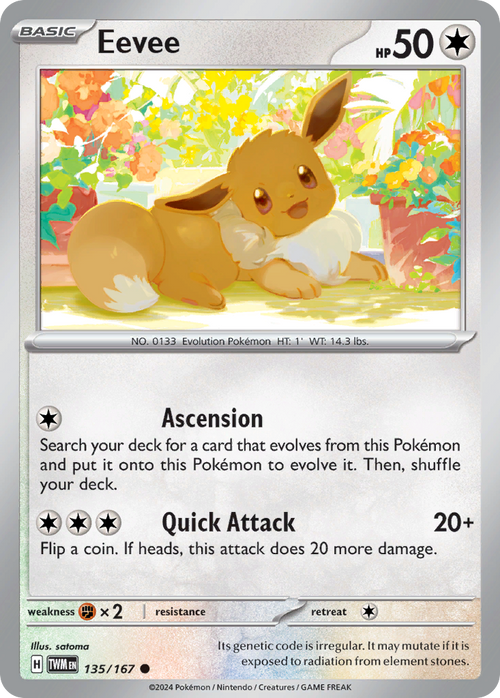 Eevee 135/167 Common Twilight Masquerade