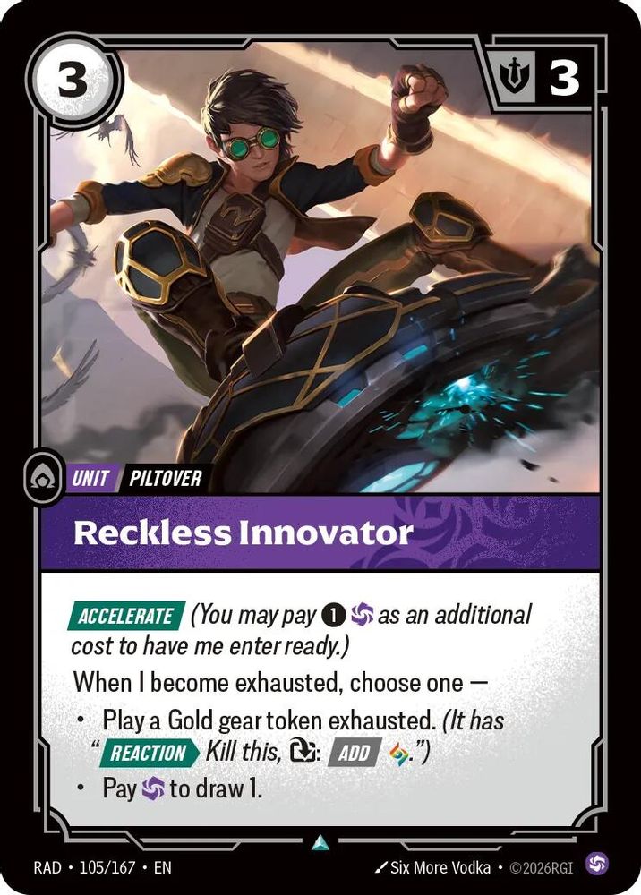 Reckless Innovator 105/167 Uncommon Radiance