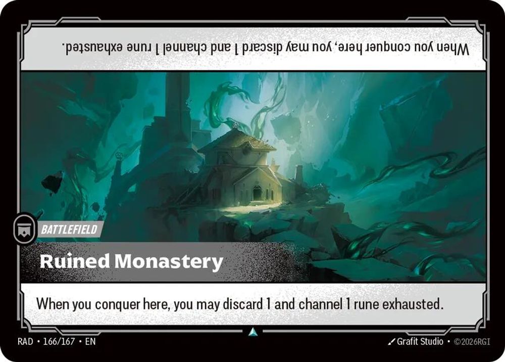 Ruined Monastery 166/167 Uncommon Radiance Riftbound Foil NM