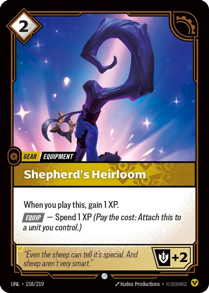 Shepherd's Heirloom 158/219 Common Unleashed